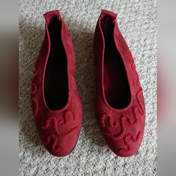 Arche Bareva ballerinas in dark red size 10 - Picture 6 of 15